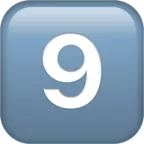 keycap: 9 for Apple platform
