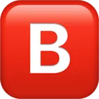 B button (blood type) for Apple-plattformen