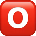 Apple platformon a(z) O button (blood type) képe