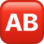 Apple প্ল্যাটফর্মে জন্য AB button (blood type)