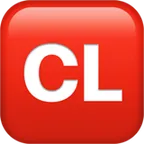 Apple platformon a(z) CL button képe