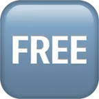 FREE button für Apple Plattform
