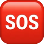 SOS button för Apple-plattform
