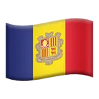 flag: Andorra για την πλατφόρμα Apple