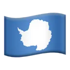flag: Antarctica for Apple-plattformen