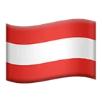 flag: Austria för Apple-plattform