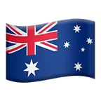 flag: Australia για την πλατφόρμα Apple