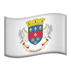 flag: St. Barthélemy για την πλατφόρμα Apple