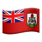 flag: Bermuda för Apple-plattform