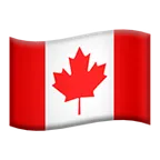 Apple platformon a(z) flag: Canada képe