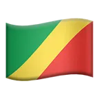 flag: Congo - Brazzaville pentru platforma Apple