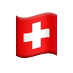 Apple platformu için flag: Switzerland