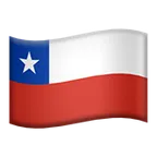Apple platformon a(z) flag: Chile képe