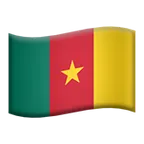 Apple platformon a(z) flag: Cameroon képe