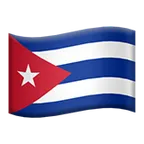 Apple platformon a(z) flag: Cuba képe