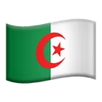 Apple प्लेटफ़ॉर्म के लिए flag: Algeria
