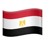 flag: Egypt voor Apple platform