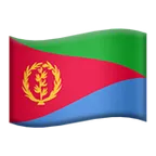 Apple प्लेटफ़ॉर्म के लिए flag: Eritrea