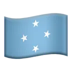 flag: Micronesia for Apple-plattformen