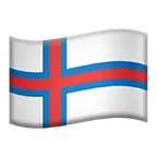 Apple प्लेटफ़ॉर्म के लिए flag: Faroe Islands