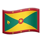 flag: Grenada för Apple-plattform
