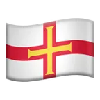 Apple platformon a(z) flag: Guernsey képe
