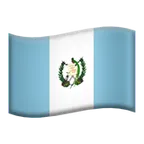 Apple प्लेटफ़ॉर्म के लिए flag: Guatemala