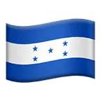 Apple platformon a(z) flag: Honduras képe