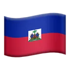 flag: Haiti voor Apple platform