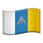 flag: Canary Islands för Apple-plattform