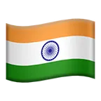 Apple 平台中的 flag: India