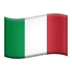 flag: Italy for Apple platform