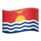 flag: Kiribati لمنصة Apple