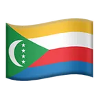 flag: Comoros for Apple-plattformen