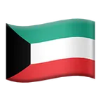 Apple प्लेटफ़ॉर्म के लिए flag: Kuwait