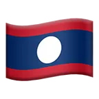 flag: Laos สำหรับแพลตฟอร์ม Apple