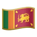 flag: Sri Lanka pour la plateforme Apple