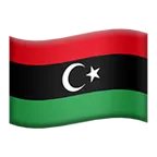 flag: Libya для платформи Apple