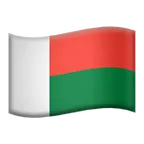 Apple प्लेटफ़ॉर्म के लिए flag: Madagascar