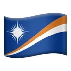 Apple प्लेटफ़ॉर्म के लिए flag: Marshall Islands
