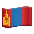 flag: Mongolia för Apple-plattform