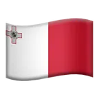 flag: Malta untuk platform Apple