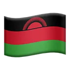 Apple प्लेटफ़ॉर्म के लिए flag: Malawi