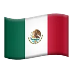 flag: Mexico لمنصة Apple