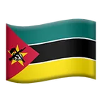 flag: Mozambique لمنصة Apple