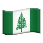 flag: Norfolk Island pour la plateforme Apple