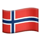 flag: Norway para la plataforma Apple