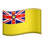 flag: Niue untuk platform Apple