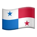 flag: Panama για την πλατφόρμα Apple