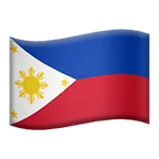 flag: Philippines för Apple-plattform